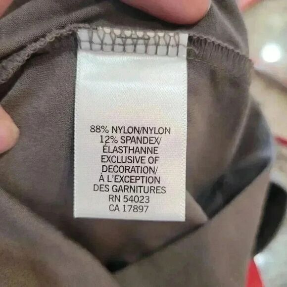 Banana Republic Women's Brown Nylon/Spandex Adj Strap Camisole Tank Top - Picture 8 of 9